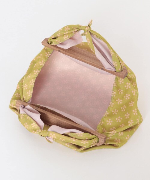 URBAN RESEARCH ROSSO（アーバンリサーチロッソ）の「FUROSHIKI BAG 利休梅（着物・レディース・グリーン/ムラサキ・-）」の7枚目の写真