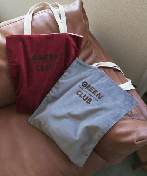 URBAN RESEARCH DOORS（アーバンリサーチドアーズ）の「『別注』beej×DOORS　ベロアトート（トートバッグ・レディース・GRAY/BURGUNDY・one）」の11枚目の写真