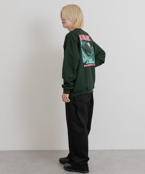 THE GOODLAND MARKET（ザグッドランドマーケット）の「PARKS PROJECT　NATIONAL PARKS SWEAT（スウェット・メンズ・GREEN/YELLOW・M/L）」の9枚目の写真