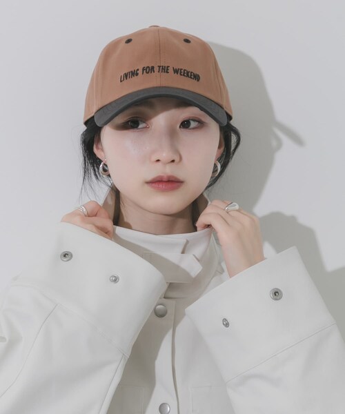 SMELLY（スメリー）の「weekendバイカラーキャップ（キャップ・レディース・IVO/BLU/BRN/CGY/NVY/BEG・-）」の14枚目の写真