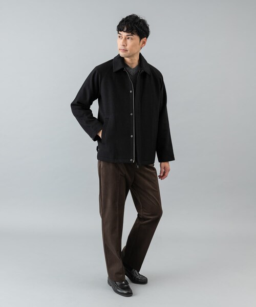 URBAN RESEARCH ROSSO（アーバンリサーチロッソ）の「スーパー100 ショートブルゾン（ブルゾン・メンズ・NAVY/BLACK・M/L）」の7枚目の写真