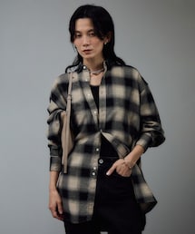 ADAM ET ROPE' | 【J'aDoRe・店舗限定】【INDIVIDUALIZED SHIRTS for SALON】別注オンブレフランネルシャツ(シャツ/ブラウス)