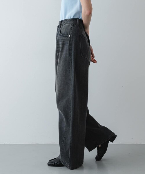SENSE OF PLACE by URBAN RESEARCH(センスオブプレイスバイアーバンリサーチ)の「カーブデニム(デニムパンツ・レディース・BEIGE/D.INDIGO/GRAY/MINT・S/M/L)」の7枚目の写真