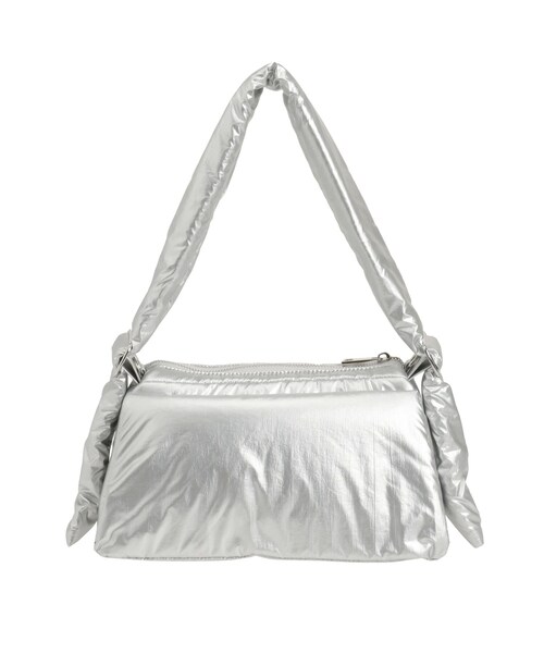 ELENDEEK（エレンディーク）の「PADDING BUCKLE BAG（ハンドバッグ・レディース・オフホワイト/ブラック/シルバー・F）」の7枚目の写真