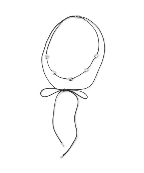 VIS(ビス)の「ハートコードステーションネックレス(ネックレス・レディース・シルバー・F)」の12枚目の写真