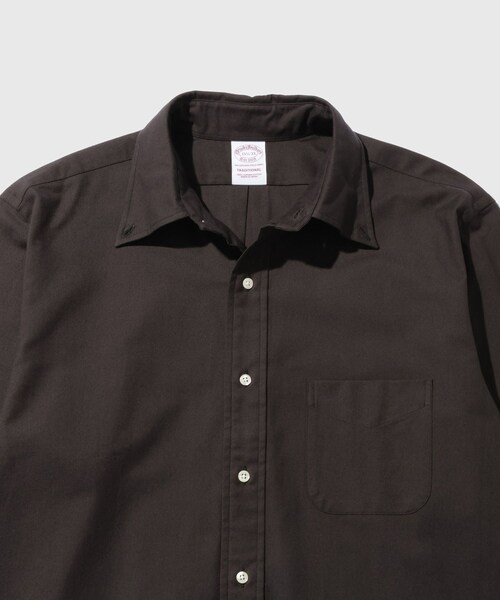 ADAM ET ROPE'(アダムエロペ)の「《別注》【Brooks Brothers/ブルックス ブラザーズ】EX NOIR OX BD SHIRTS(シャツ/ブラウス・メンズ・チャコール・L/M/S)」の15枚目の写真