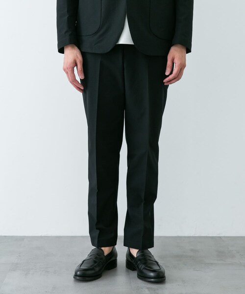 URBAN RESEARCH DOORS(アーバンリサーチドアーズ)の「『イージーケア』LIFE STYLE TAILOR シアサッカーコンフォータブルパンツ(スラックス・メンズ・NAVY/BLACK・S/M/L/XL)」の18枚目の写真