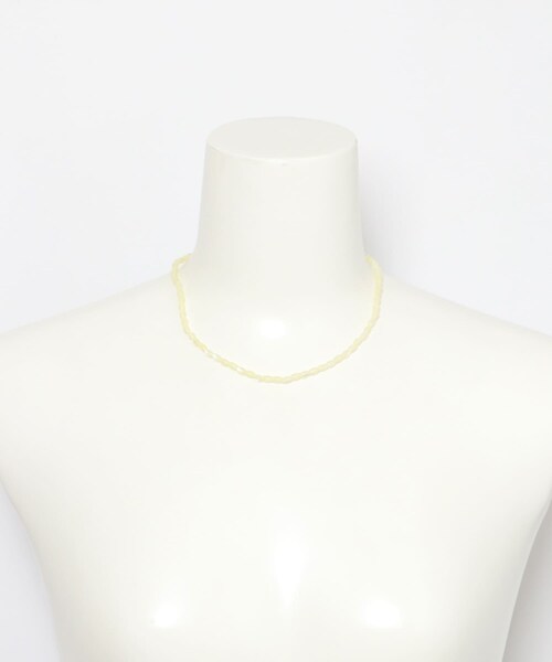 かぐれ（カグレ）の「Toile　DS SHELL BEADS NECKLACE（ネックレス・レディース・WH・40）」の4枚目の写真