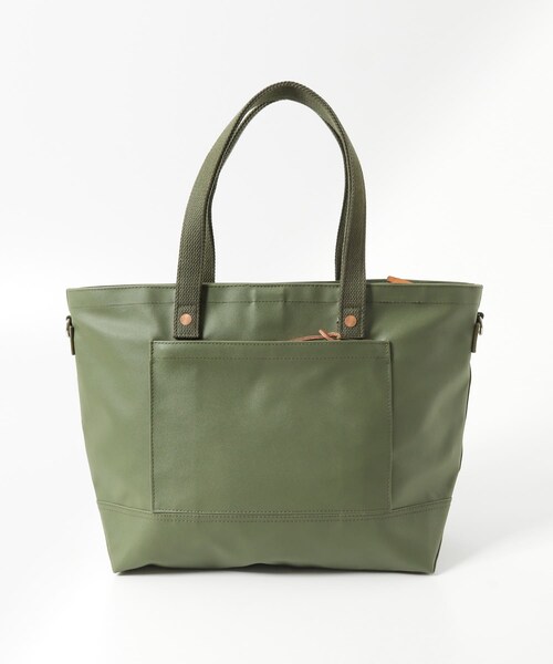 URBAN RESEARCH Sonny Label（アーバンリサーチサニーレーベル）の「POLER　WASABI&POLER Durable Tent Tote S（トートバッグ・メンズ・BLACK/GREEN・One）」の10枚目の写真