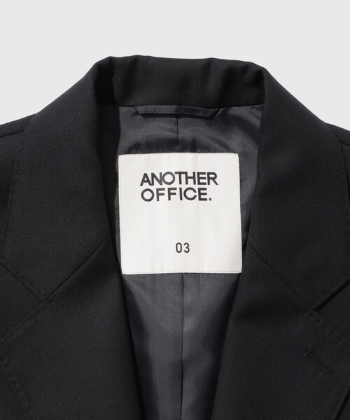 ADAM ET ROPE'（アダムエロペ）の「【ANOTHER OFFICE/アナザーオフィス】Legacy Single Wool Blazer（テーラードジャケット・メンズ・ブラック/チャコール・1/2/3）」の15枚目の写真