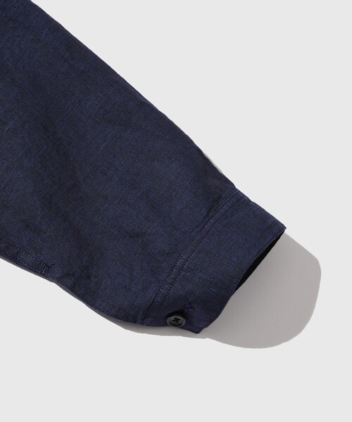 ADAM ET ROPE'(アダムエロペ)の「LINEN COVERALL(カバーオール・メンズ・ベージュ/ネイビー・L/M/S)」の14枚目の写真