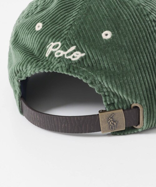 URBAN RESEARCH Sonny Label（アーバンリサーチサニーレーベル）の「POLO RALPH LAUREN　CORDUROY BASEBALL CAP（キャップ・メンズ・NAVY/GREEN・One）」の10枚目の写真