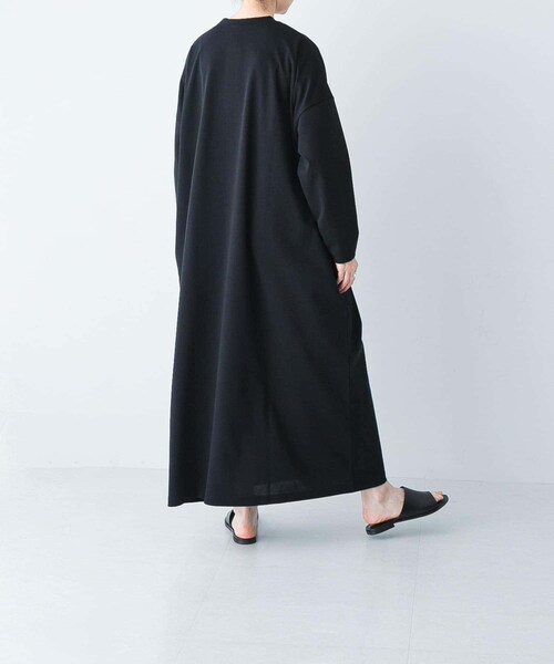 かぐれ（カグレ）の「『2サイズ展開』コットンポンチワイドワンピース（ワンピース・レディース・BLACK/NAVY・0/1）」の6枚目の写真