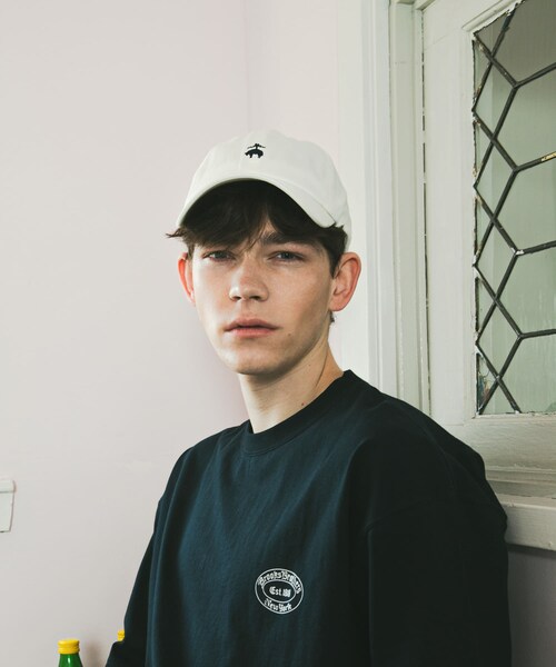 URBAN RESEARCH（アーバンリサーチ）の「『別注』BROOKS BROTHERS×UR　GF COTTON TWILL CAP（キャップ・メンズ・NAVY/WHITE/BLACK・one）」の10枚目の写真