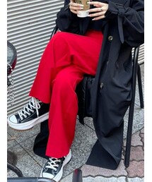 EVRIS | タックストレートカラーパンツ(その他パンツ)