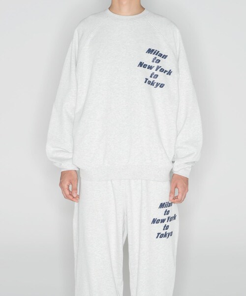 URBAN RESEARCH（アーバンリサーチ）の「LOTTO　M/N/T LOGO SWEAT PULLOVER（スウェット・メンズ・GRAY/NAVY/BLACK・M/L/XL/XXL）」の12枚目の写真