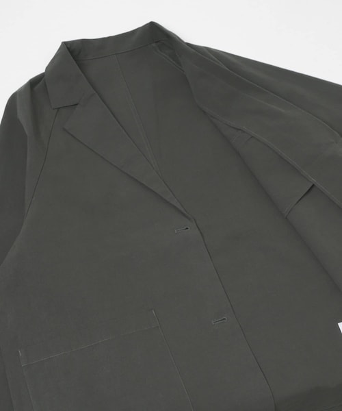URBAN RESEARCH DOORS（アーバンリサーチドアーズ）の「FORK&SPOON　ビッグジャケット（テーラードジャケット・レディース・CHARCOAL/BEIGE・1）」の12枚目の写真