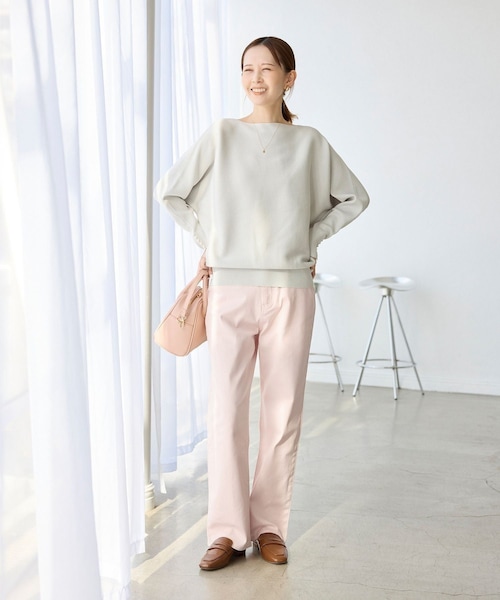 ROPE' PICNIC（ロペピクニック）の「【新色追加】【ウエスト革命デニム】ウエストシェイプハイライズマムジーンズ（デニムパンツ・レディース・ピンク/ベージュ・36/38/40）」の19枚目の写真