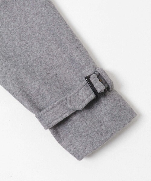 URBAN RESEARCH Sonny Label（アーバンリサーチサニーレーベル）の「メルトンジャージースタンドカラーコート（テーラードジャケット・レディース・チャコール/グレー/ベージュ・FREE）」の22枚目の写真