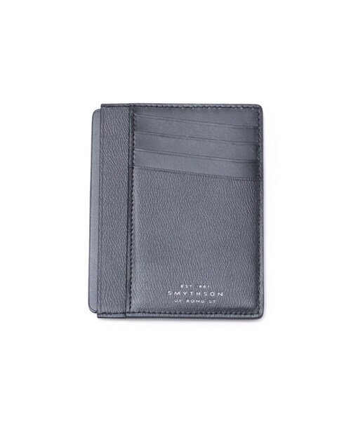 ADAM ET ROPE'(アダムエロペ)の「MENS【SMYTHSON】CARD&NOTE H(カードケース・レディース・ブラック・F)」の2枚目の写真