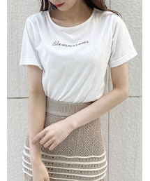 dazzlin | サイドプチポイントTシャツ(Tシャツ/カットソー)