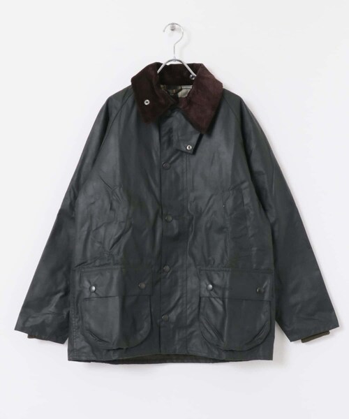 URBAN RESEARCH(アーバンリサーチ)の「Barbour BEDALE WAX JACKET(ブルゾン・メンズ・SAGE/BLACK・36/38/40/42)」の2枚目の写真