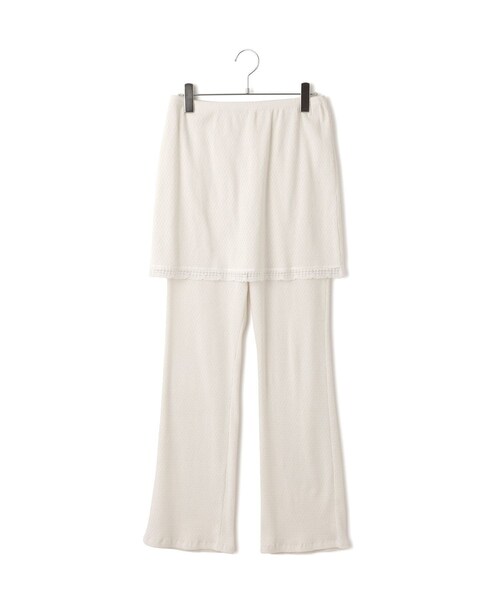 ADAM ET ROPE'（アダムエロペ）の「【Angie La La for SALON】GENTLE intimate レギンススカート（その他パンツ・レディース・チャコール/ホワイト・F）」の22枚目の写真