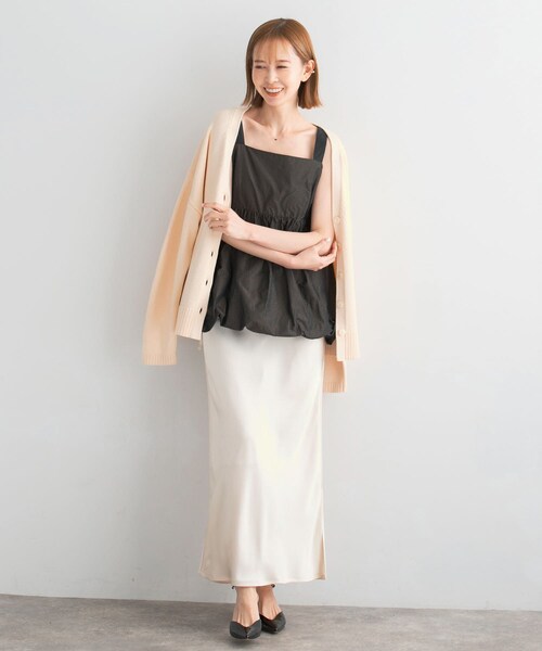 URBAN RESEARCH ROSSO（アーバンリサーチロッソ）の「ウエストシェイプカーディガン（カーディガン/ボレロ・レディース・lime/ivory・FREE）」の17枚目の写真