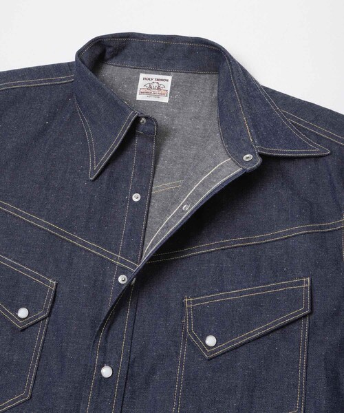 URBAN RESEARCH（アーバンリサーチ）の「SAINT M××××××　BBJ DENIM SHIRTS（シャツ/ブラウス・メンズ・L BLUE・L/XL）」の8枚目の写真