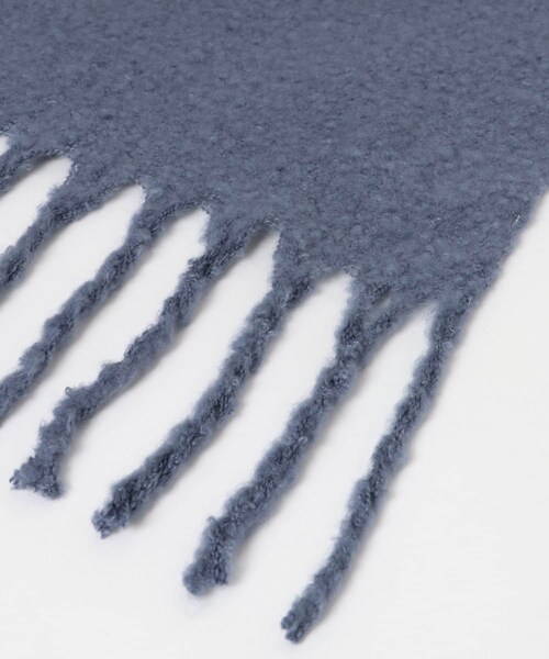 SENSE OF PLACE by URBAN RESEARCH(センスオブプレイスバイアーバンリサーチ)の「『ユニセックス』フリンジストール(ストール/ショール・メンズ・BLUE/BLACK/GRAY/GREIGE・one)」の20枚目の写真