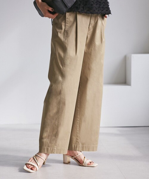 VIS（ビス）の「バレルシルエットコットンパンツ（その他パンツ・レディース・ブラック/ベージュ/ピンク・F）」の19枚目の写真