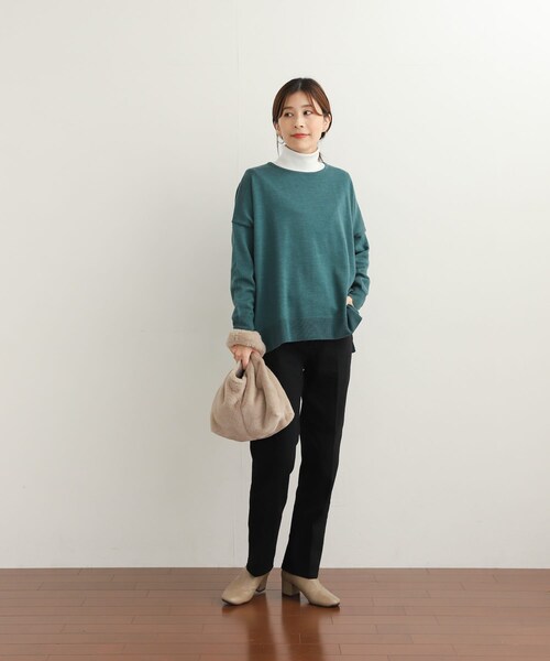 URBAN RESEARCH DOORS(アーバンリサーチドアーズ)の「ハイライズデニムパンツ(デニムパンツ・レディース・INDIGO/BLACK・36/38)」の9枚目の写真