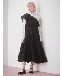 merry jenny | ワンショルダーティアードワンピース(ワンピース)