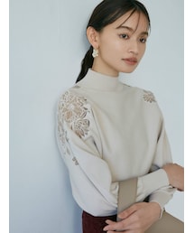 LAGUNAMOON | ショルダーエンブロイダリーニットプルオーバー(ニット/セーター)