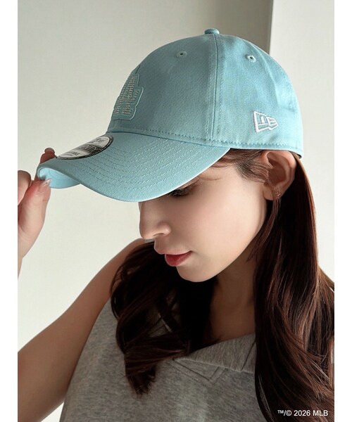 RESEXXY（リゼクシー）の「【MLB × New Era × RESEXXY】 LOGO CAP（キャップ・レディース・ピンク/ブルー/ネイビー・F）」の5枚目の写真