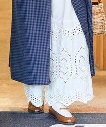 nissen | ＜大きいサイズ＞裾刺しゅうがかわいい万能ペチパンツ(パンツ)