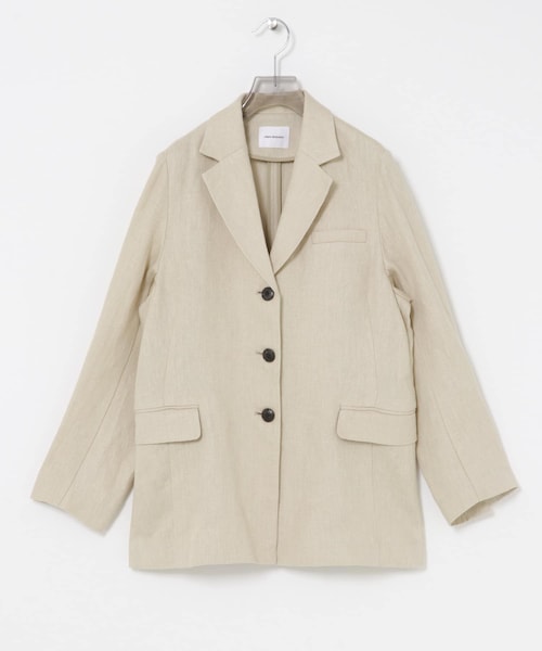 URBAN RESEARCH（アーバンリサーチ）の「オックスリネンテーラードジャケット（テーラードジャケット・レディース・L.BEIGE/L.PINK・Free）」の11枚目の写真