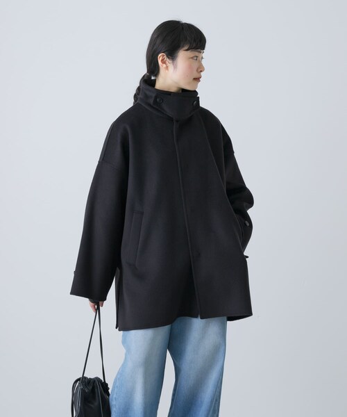 かぐれ（カグレ）の「ウールスタンドショートコート（テーラード