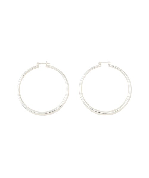 ADAM ET ROPE'(アダムエロペ)の「【GIGI(ジジ)】LUNA authentic hoop 45mm(ピアス(両耳用)・レディース・シルバー・F)」の1枚目の写真