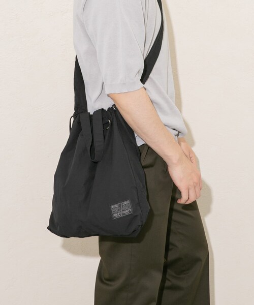 RODE SKO（ロデスコ）の「『ユニセックス』ミニロクヨンギャザーショルダートート（ショルダーバッグ・メンズ・KHAKI/BLACK/GREIGE・one）」の8枚目の写真