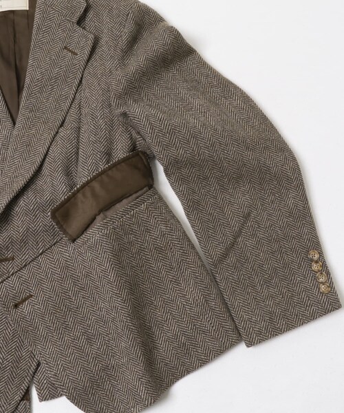 THE GOODLAND MARKET（ザグッドランドマーケット）の「77circa　make v shape tweed jacket（テーラードジャケット・レディース・brown1/brown2/brown3/brown4・one）」の21枚目の写真