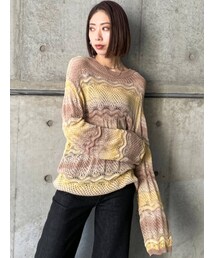 EMODA | パターングラデーションニット(ニット/セーター)