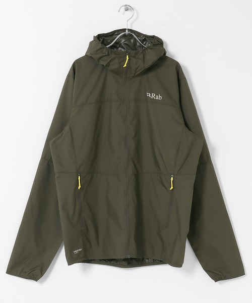 EKAL(エカル)の「Rab WINDGATHER HOODY(ブルゾン・メンズ・ARMY/BLACK・M/L)」の2枚目の写真