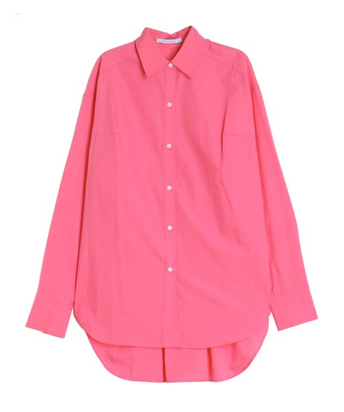 ELENDEEK（エレンディーク）の「BACK VOLUME OVER SH（シャツ/ブラウス・レディース・ネイビー/ピンク/オフホワイト/ブルー・F）」の20枚目の写真