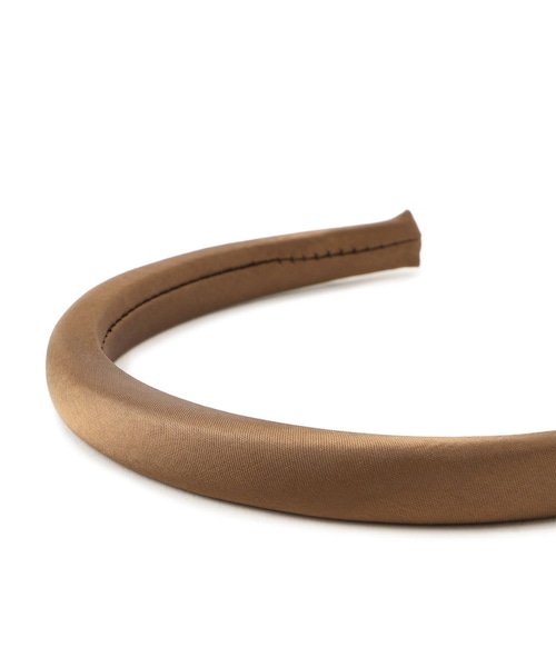 ROPE' PICNIC（ロペピクニック）の「プレート付きサテンカチューシャ（カチューシャ・レディース・ブラック/ブラウン系/ベージュ系・F）」の14枚目の写真