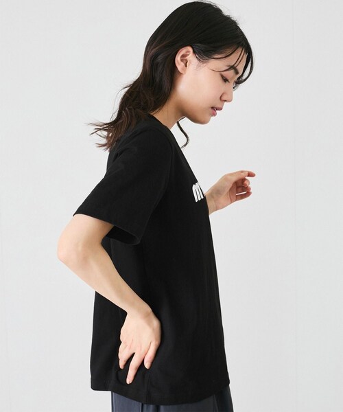 Jayro（ジャイロ）の「メタリックロゴプルオーバー（Tシャツ/カットソー・レディース・ブラック/ホワイト系・M）」の5枚目の写真