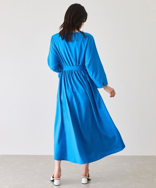 Jayro（ジャイロ）の「ウエストギャザーワンピース（ワンピース・レディース・グリーン/ネイビー/ブルー/ローズピンク・F）」の20枚目の写真