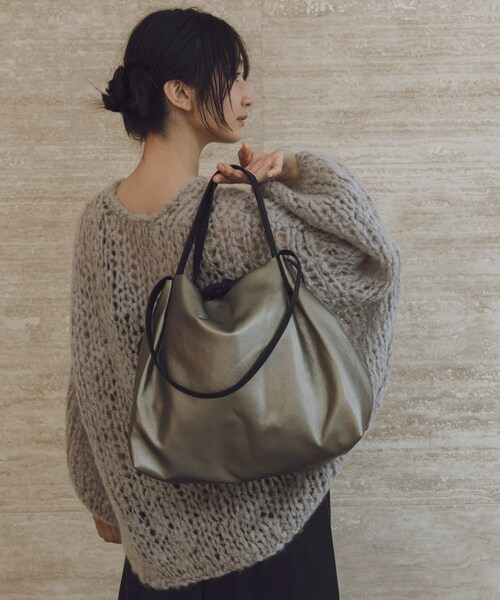 RODE SKO（ロデスコ）の「ウォッシャブル2WAYトートバッグ（トートバッグ・レディース・BLACK/BROWN/D.SILVER・One）」の3枚目の写真