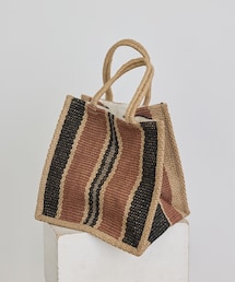 ADAM ET ROPE' | 【MAISON BENGAL(メゾンベンガル)】Small Jute BoxTote(トートバッグ)