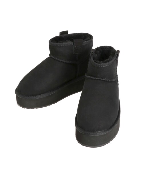 MURUA（ムルーア）の「【EMU Australia】Foy Flatform（その他シューズ・レディース・ブラック/キャメル/グレー・23/24/25）」の2枚目の写真